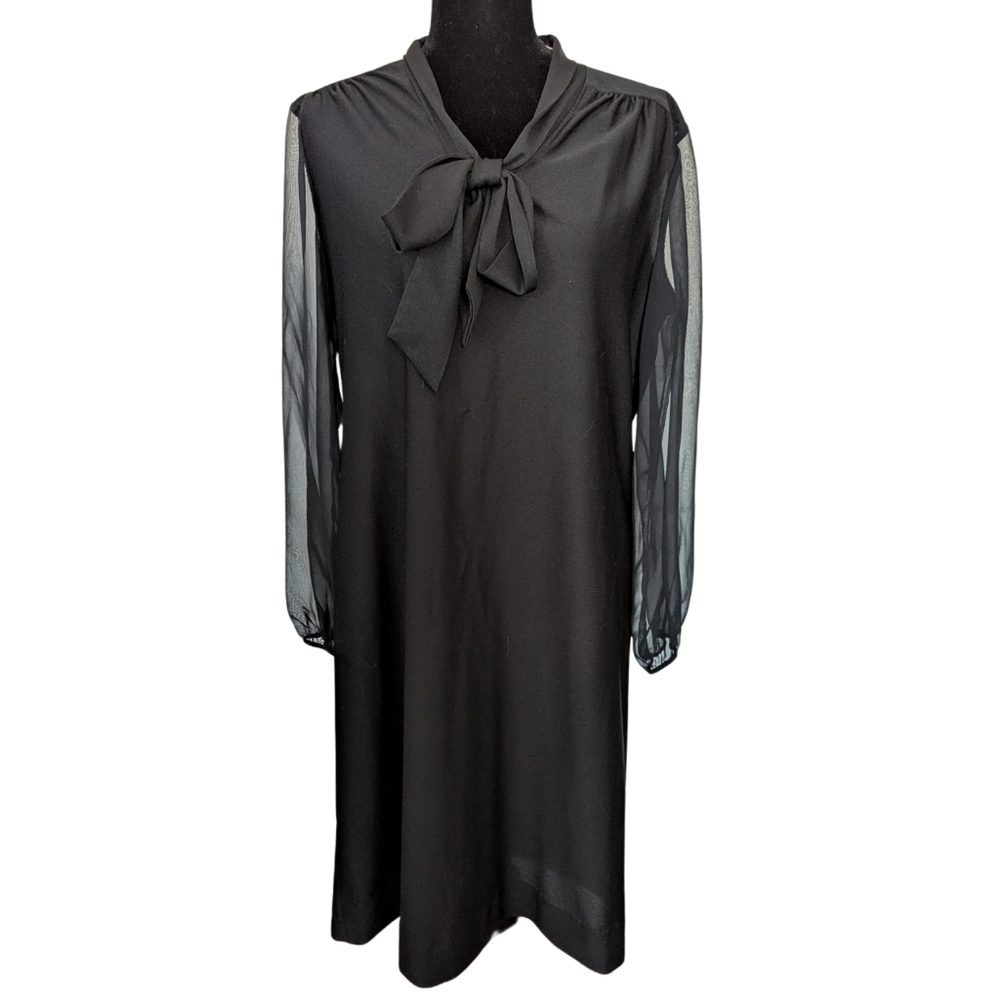 Gorgeous Vintage Sheer Pussybow Dress